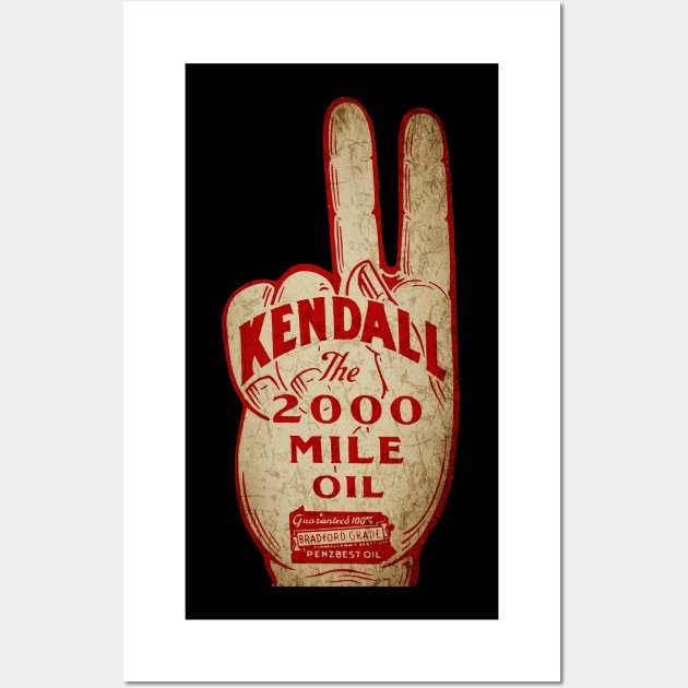 Kendall Vintage Motor Oil USA Wall Art by Midcenturydave